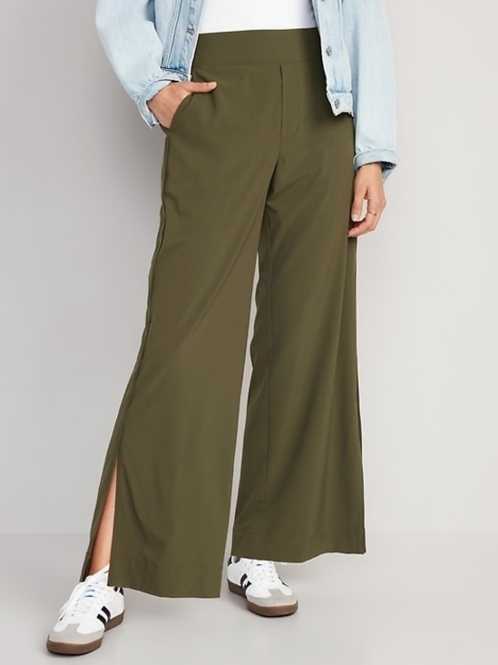 Old Navy Pants - High-Waisted StretchTech Wide-Leg Pants